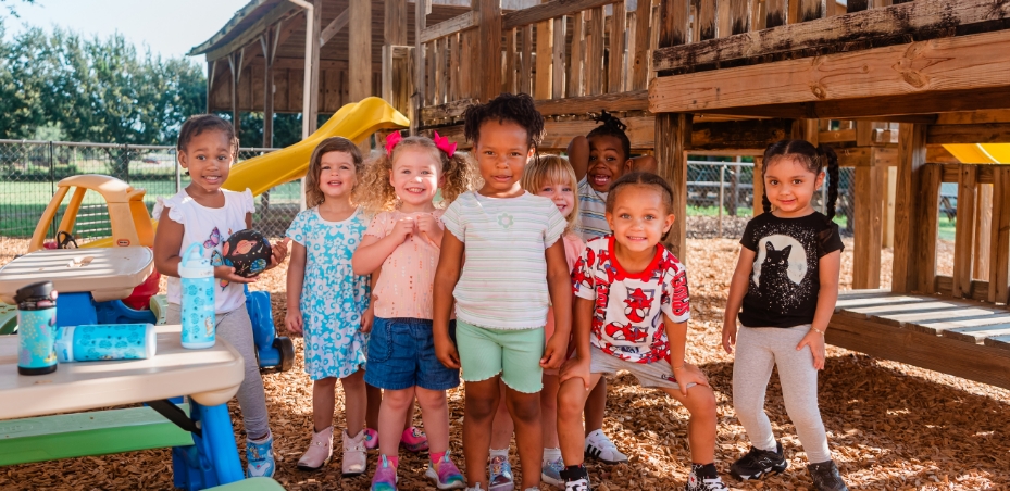 Group of kids at playground